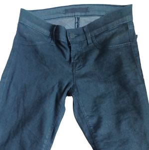 J Brand Womens Leggings Skinny Strechy Jeans Low Rise Black Pearl Size 24